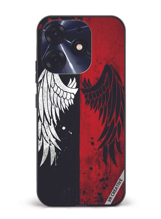 VR CREATIVE Protective Case Cover For Tecno Spark 10 Pro Wings Design Multicolour - Image 1