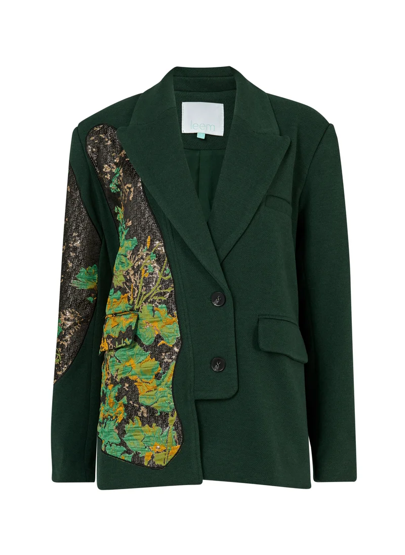 leem  Jacquard Embroidered Blazer for Women | Best Price UAE