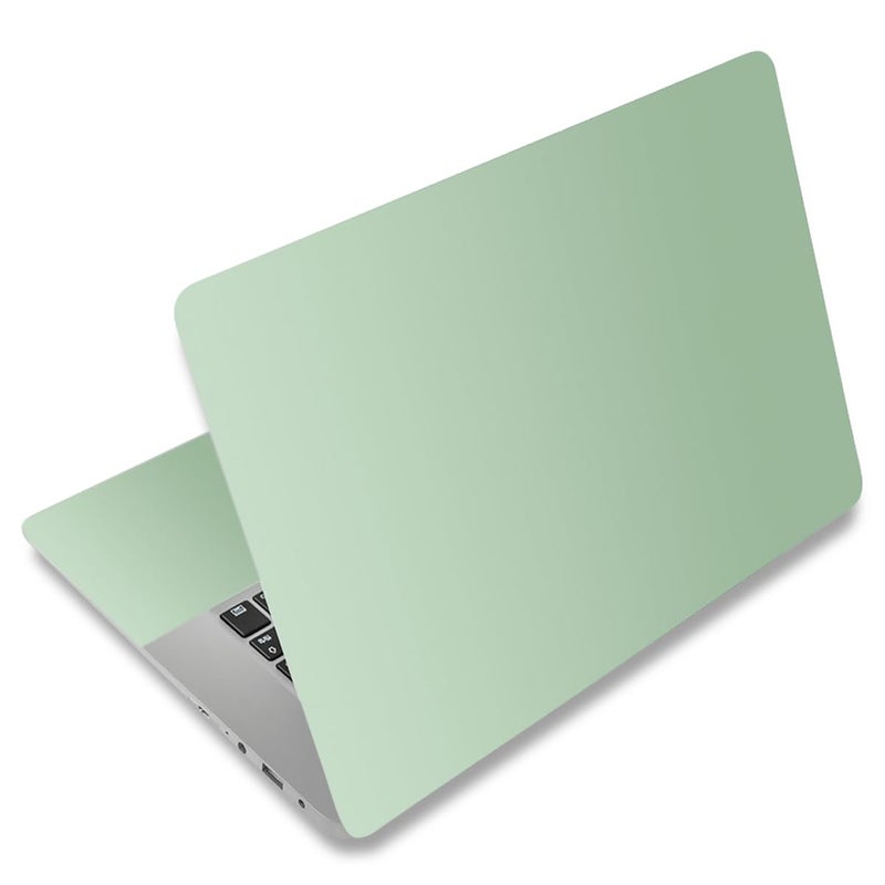 AORTDES Laptop Skin Sticker Decal 15-15.6 Inches, Universal Reusable Vinyl Sticker for 12.1 13 13.3 14 15.4 Inches Netbook/Notebook PC, Waterproof & Scratch-Resistant (Mint Green - Gradient) - Image 1