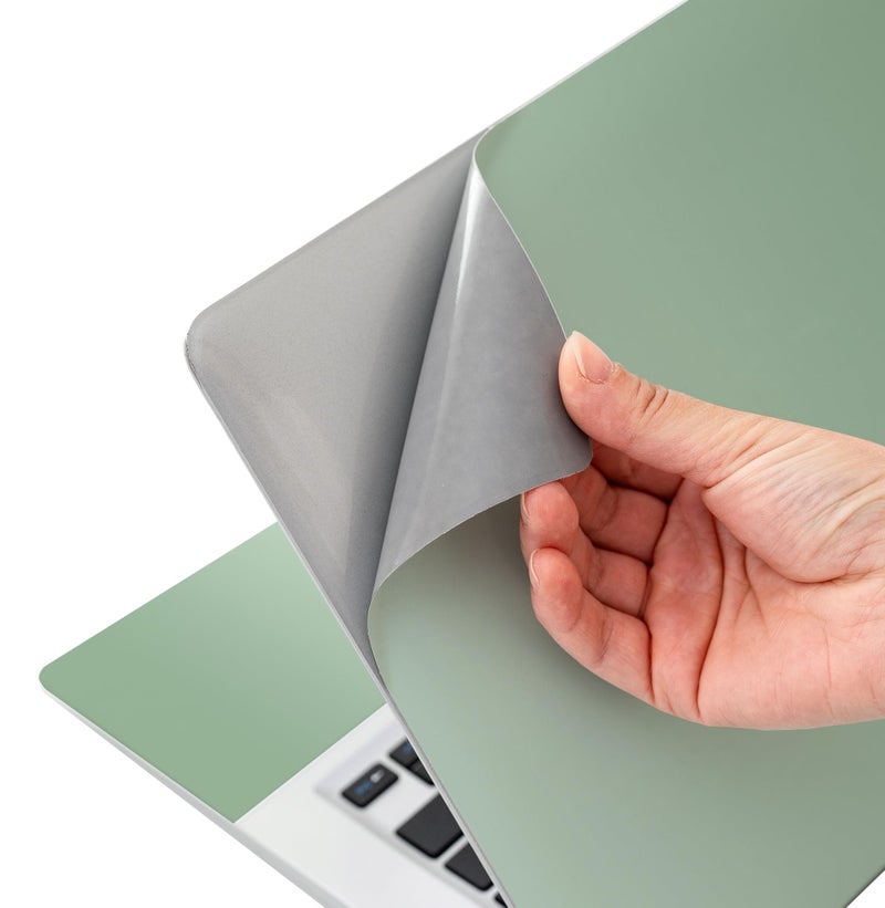 AORTDES Laptop Skin Sticker Decal 15-15.6 Inches, Universal Reusable Vinyl Sticker for 12.1 13 13.3 14 15.4 Inches Netbook/Notebook PC, Waterproof & Scratch-Resistant (Mint Green - Gradient) - Image 5