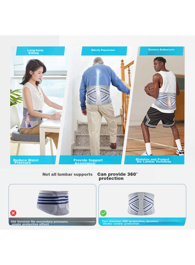 Bestray Lumbar Support Belt For Herniated Disc, Sports Injury, Muscle Strain, Fitness, Women's Medical And Professional-grade Waist Support - Image 3