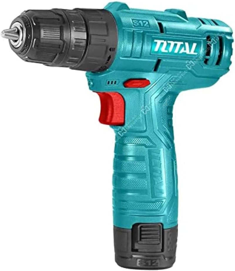 TOTAL Tdli12415 Lithium-Ion Cordless Drill 12V 10Mm - Single Battery