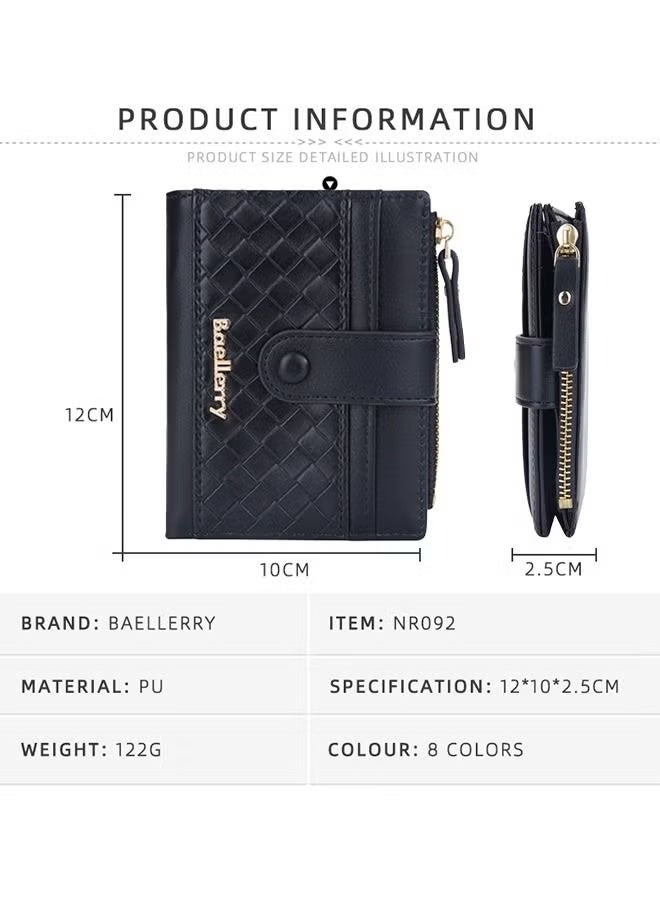 baellerry High-quality multifunctional wallet Fashionable color matching, PU feels soft and comfortable - Image 3