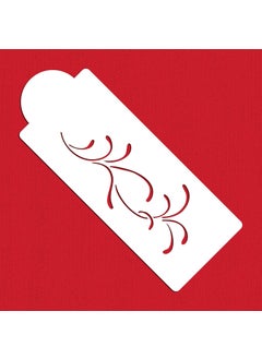 Designer Stencils Designer Stencils C046 Swirl Cake Stencil, Beige/semi-transparent  - Image 1