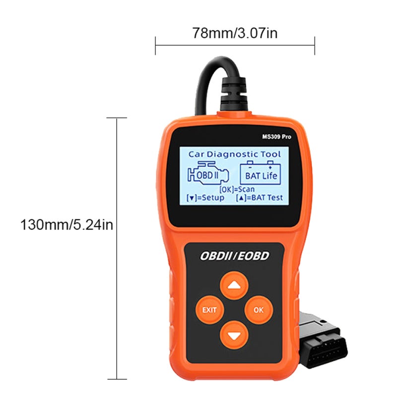 Car Professional Scan Tool Auto OBD Battery Lifespan Tester Automobile Code Reader Car Fault Detector - Image 4