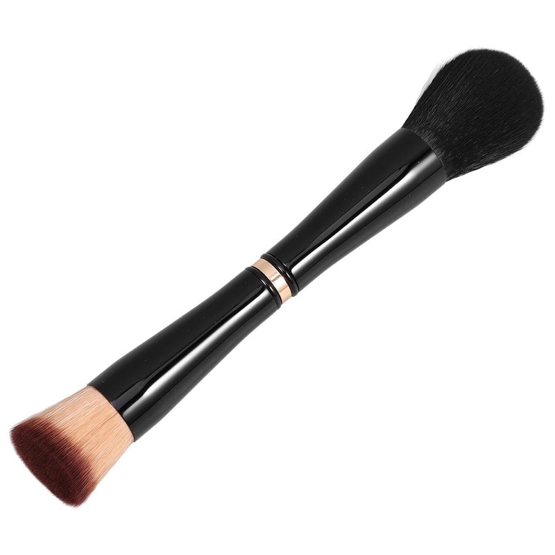 Dual-ended Foundation and Concealer Makeup Brush Small Blending Powder Applicator for Women Professional Face Brush for Coverage - Image 1
