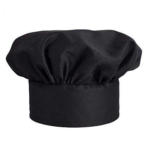 KNG Traditional Chef Hat, Black - Image 1