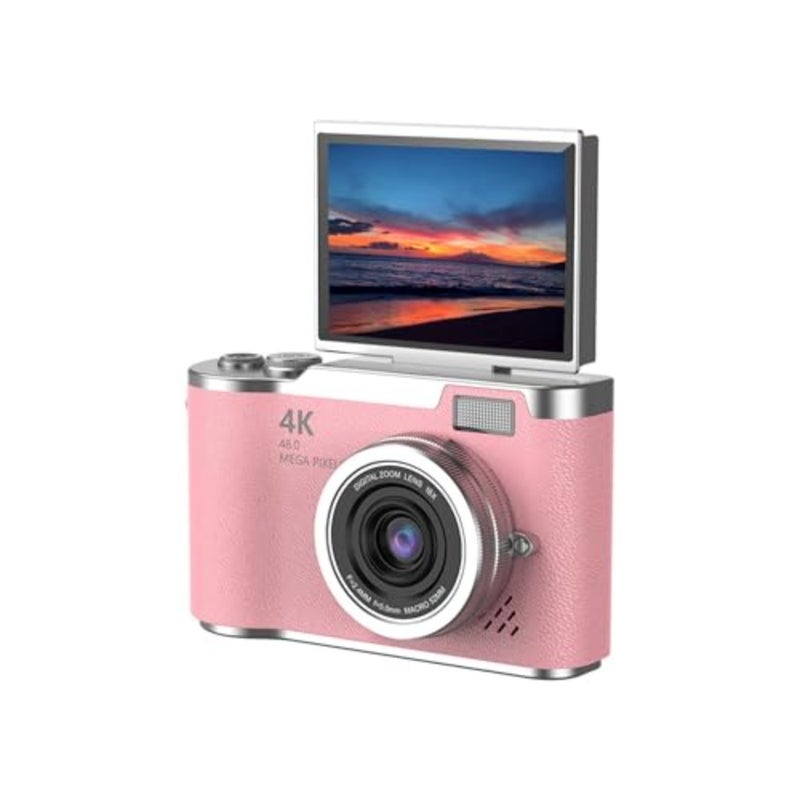 Digital Camera for Photography, 48MP 18X Digital Zoom Camera, with 2.4 Inch Flip Screen, Compact Travel Camera, for Beginner - Image 1