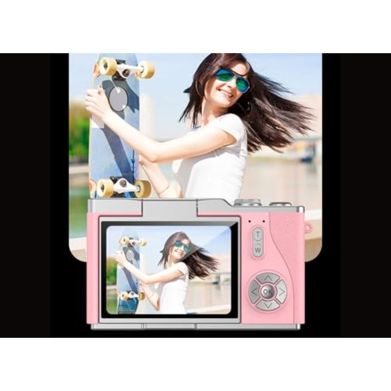 Digital Camera for Photography, 48MP 18X Digital Zoom Camera, with 2.4 Inch Flip Screen, Compact Travel Camera, for Beginner - Image 3