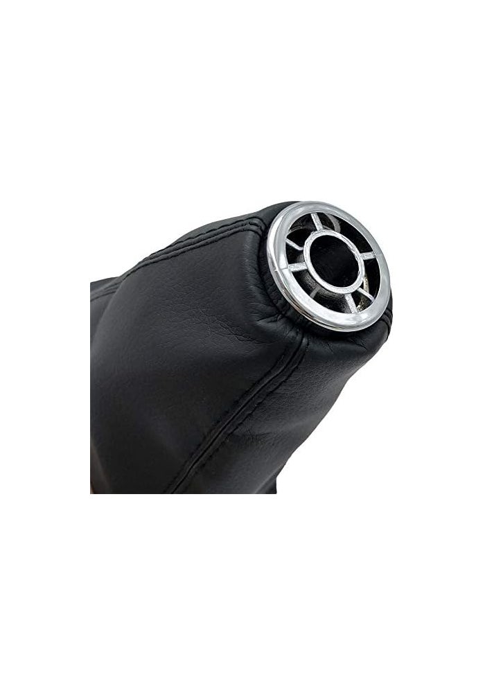 QASULER Pu Leather Gear Shift Knob Gaiter for Toyota Avensis - Image 4