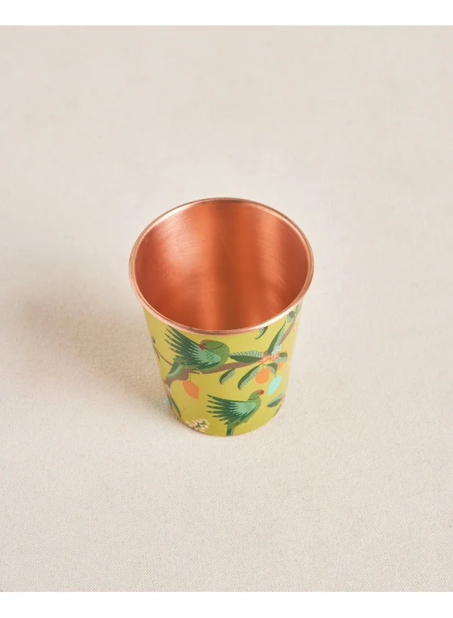 Chumbak Chumbak Serenade Copper Tumbler, 280 ml | Copper Tumbler |Copper glass | Water Tumbler|Dining Essential| Tableware|Drinkware