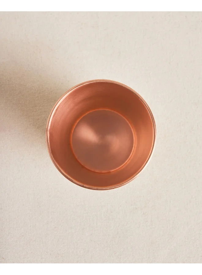 Chumbak Chumbak Serenade Copper Tumbler, 280 ml | Copper Tumbler |Copper glass | Water Tumbler|Dining Essential| Tableware|Drinkware