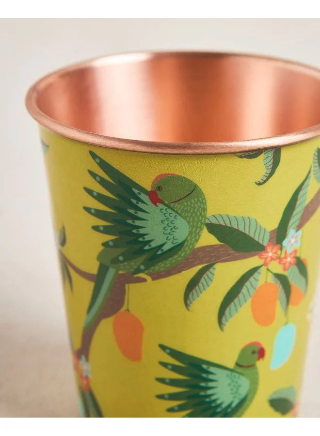 Chumbak Chumbak Serenade Copper Tumbler, 280 ml | Copper Tumbler |Copper glass | Water Tumbler|Dining Essential| Tableware|Drinkware
