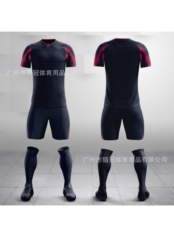 M8608/sapphire Blue Football Jersey - Image 1