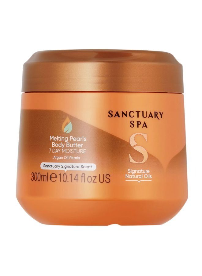 Sanctuary Spa Signature Natural Oils Melting Pearl Body Butter 300ml