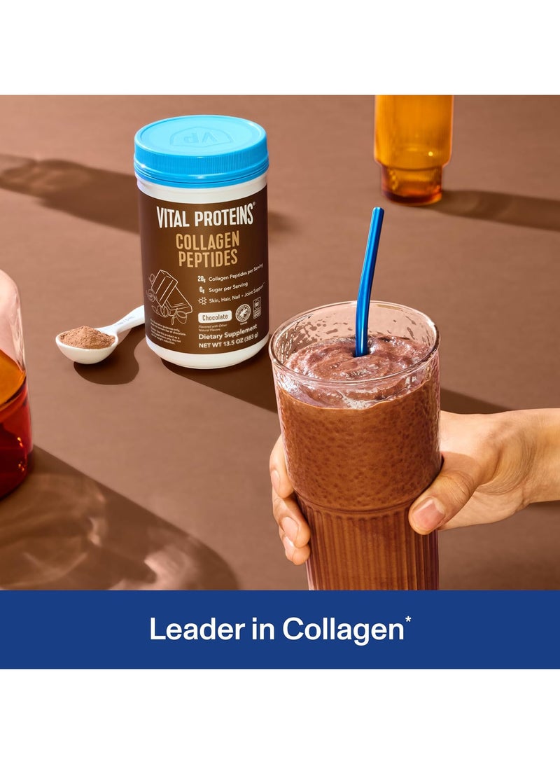 Vital Proteins مسحوق ببتيدات الكولاجين، يعزز صحة الشعر والأظافر والبشرة والعظام والمفاصل، شوكولاتة، 13.5 أونصة، عبوة من قطعة واحدة - Image 5