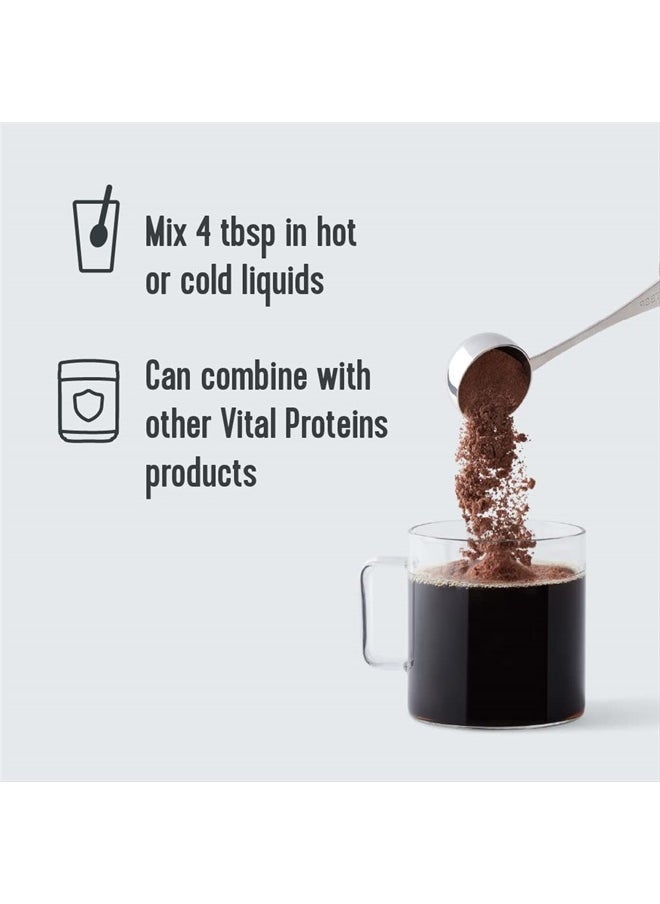 Vital Proteins مسحوق ببتيدات الكولاجين، يعزز صحة الشعر والأظافر والبشرة والعظام والمفاصل، شوكولاتة، 13.5 أونصة، عبوة من قطعة واحدة  - Image 4