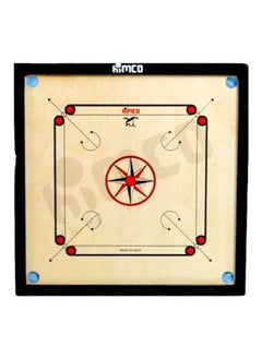 HIMCO 30inches Wooden Made In India Carrom Board With Coins And Striker Set 