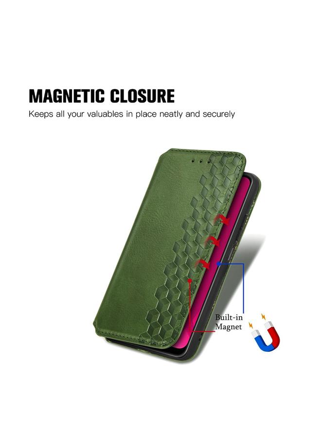 S-TOP Case For Huawei Mate 70 Pro+ Cubic Grid Pressed Magnetic Leather Phone Case - Image 5