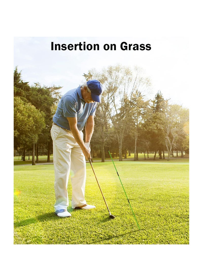 SYOSI Golf Alignment Sticks, Collapsible Golf Practice Rods for Aiming, Putting, Full Swing Trainer, Posture Corrector with Clear Tube Case, Portable Golf Training Equipment, Golf Training Aid(2 Pack)  - Image 2
