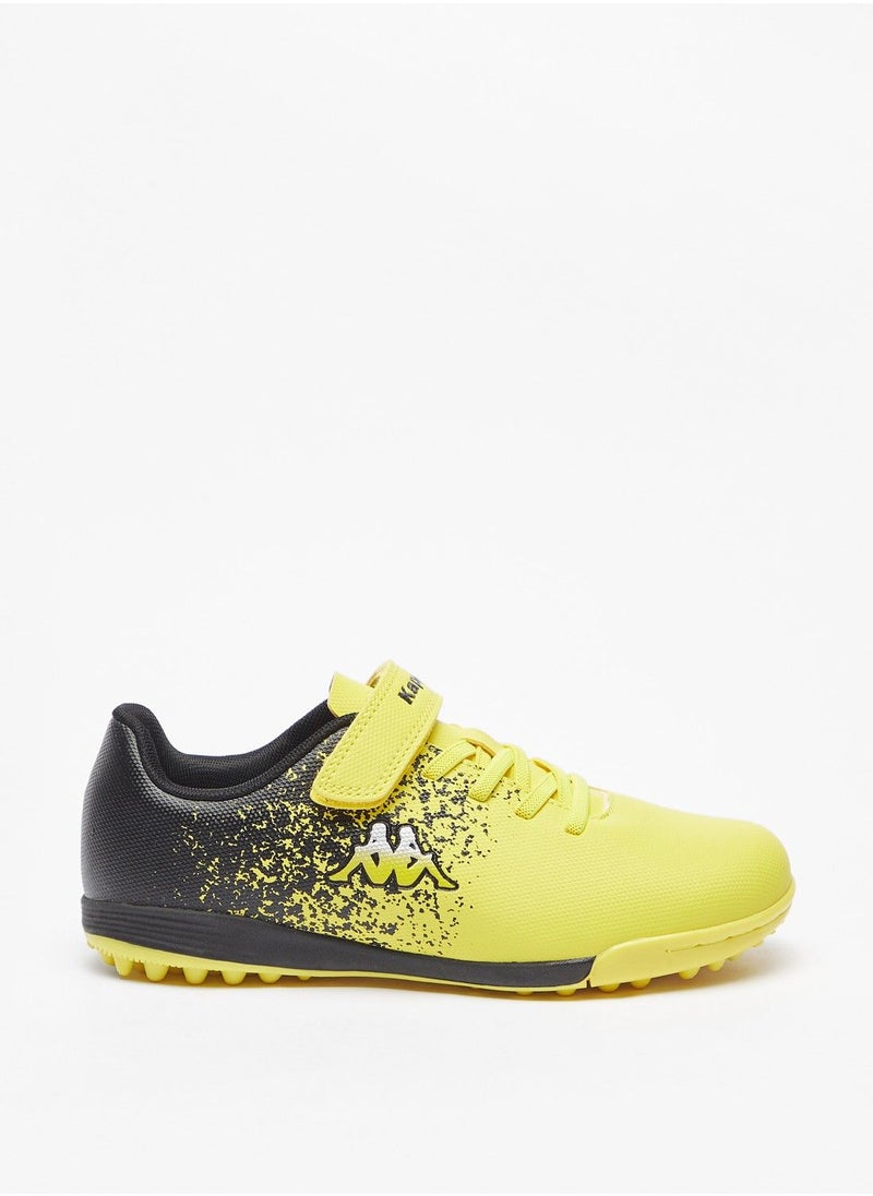 Kappa - Boys Printed Football Shoes with Hook and Loop Closure - Image 1
