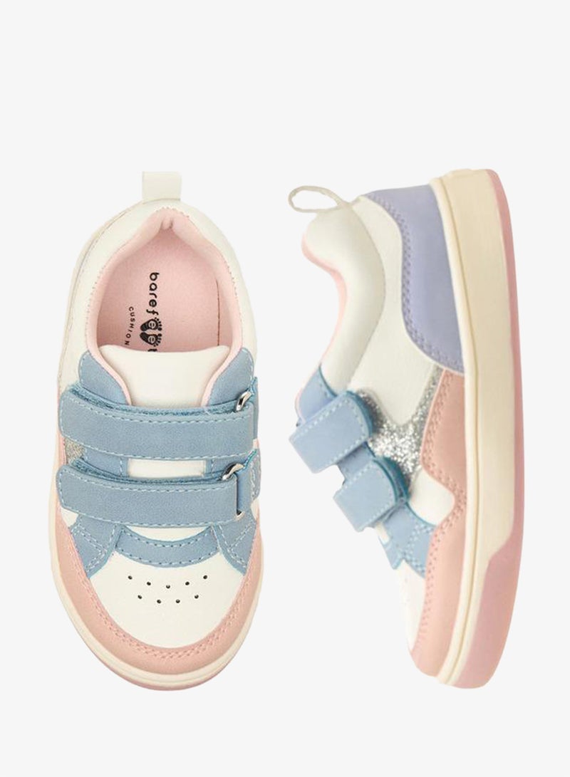 Barefeet Colourblock Hook & Loop Sneakers - Image 3