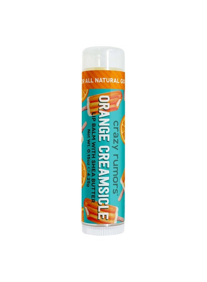 crazy rumors Orange Creamsicle Lip Balm. 100% Natural, Vegan, Plant-Based, Made in USA (1-Pack) - Image 1