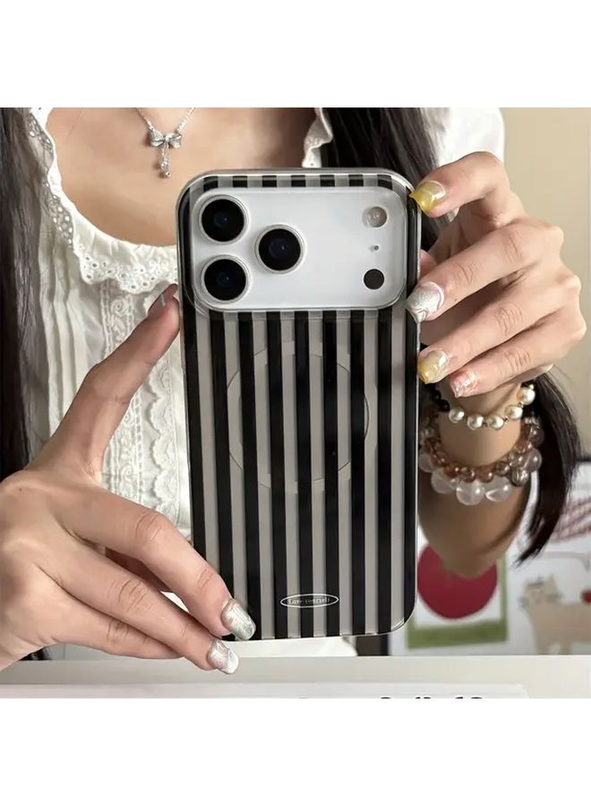 Pink Magnetic Wireless Charging Case Compatible iPhone 16 Pro Max Shockproof Slim - Image 2
