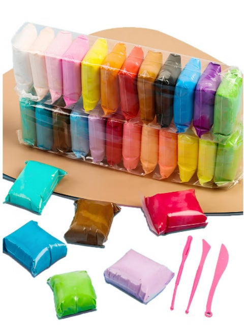 12 Piece Assorted Fluffy Foam Clay Set
