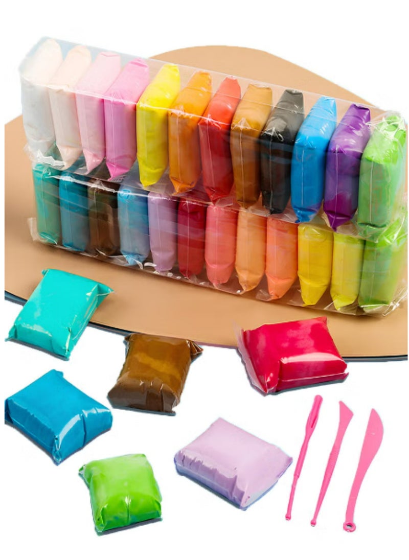 12 Piece Assorted Fluffy Foam Clay Set