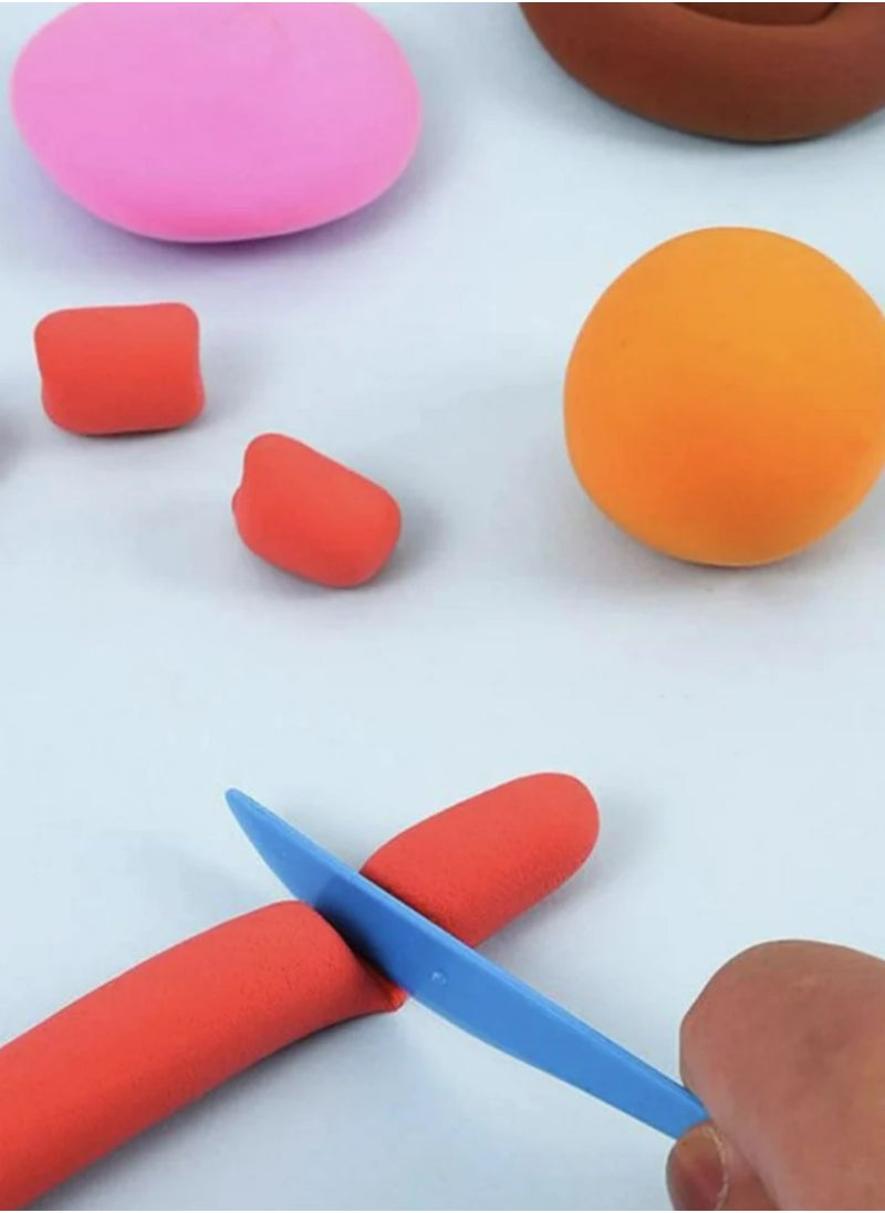 12 Piece Assorted Fluffy Foam Clay Set