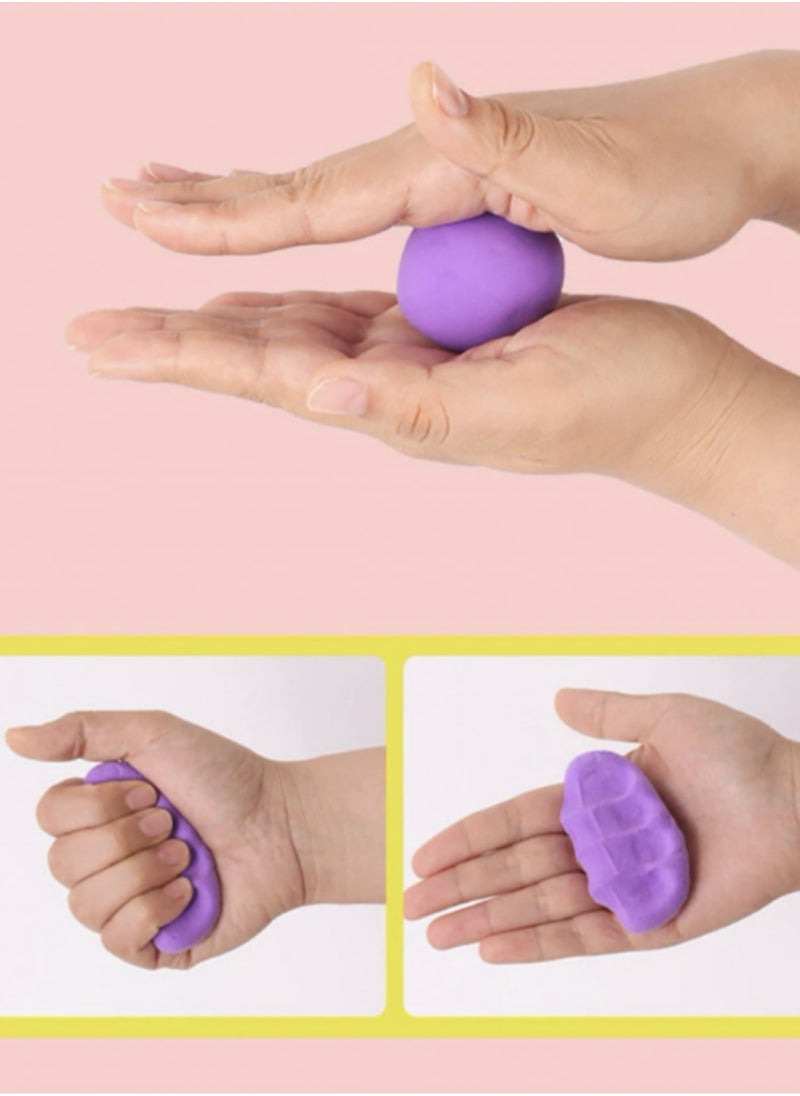12 Piece Assorted Fluffy Foam Clay Set