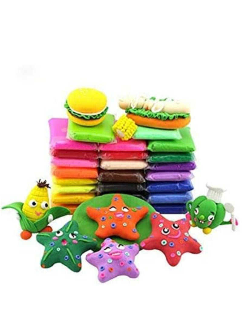 12 Piece Assorted Fluffy Foam Clay Set