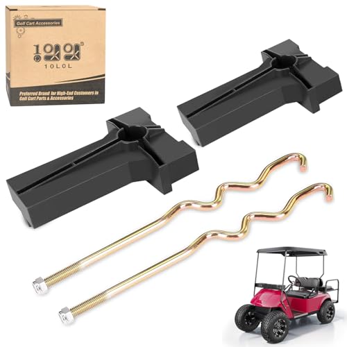 10L0L 8V Battery Hold Down Plate for Club Car Precedent 20085up Golf Cart Includes Hold Down Rods OEM 103374801 103357701 - Image 1