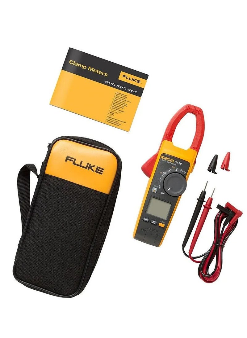 Fluke 374 FC True-RMS AC/DC Clamp Meter (Fluke Connect® Compatible)