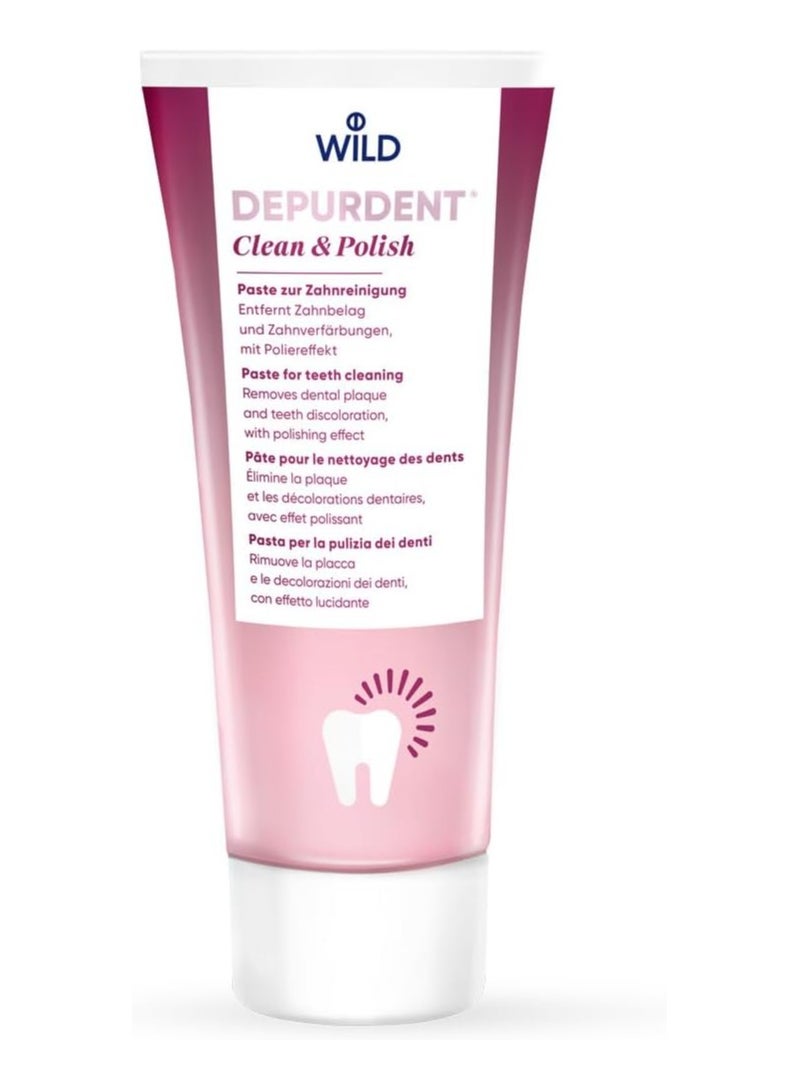 Wild Pharma Depurdent Cleaning And Polishing Toothpaste 75ml - Image 1