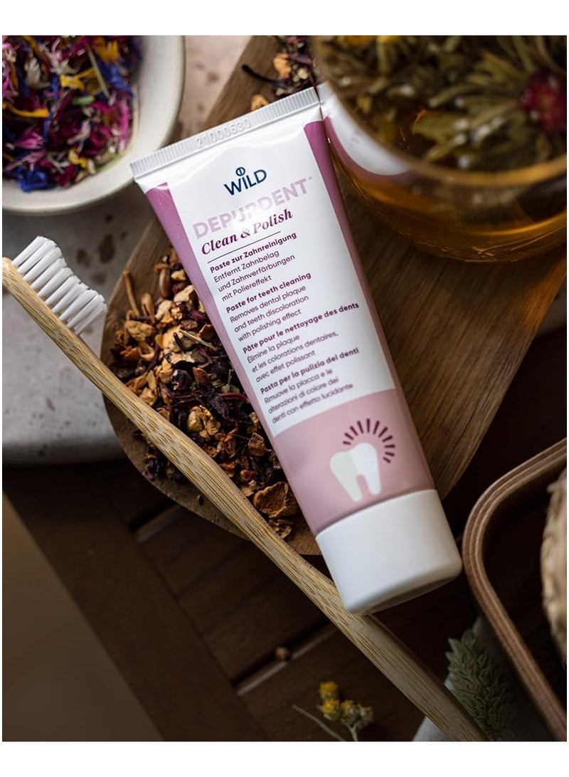 Wild Pharma Depurdent Cleaning And Polishing Toothpaste 75ml - Image 3