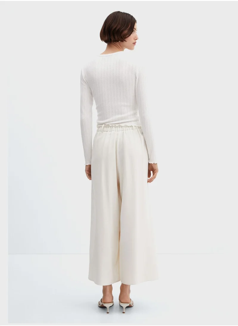 MANGO High Waist Pants