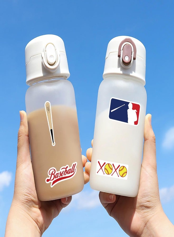 WANVAE 50Pcs Baseball Sport Stickers, Cool Sport Baseball Waterproof Vinyl Decal for Adult Teen Kids Notebook Water Bottle, Laptop, Luggage, Phone, Skateboard, Helmet, Guitar, Scrapbook - Image 5