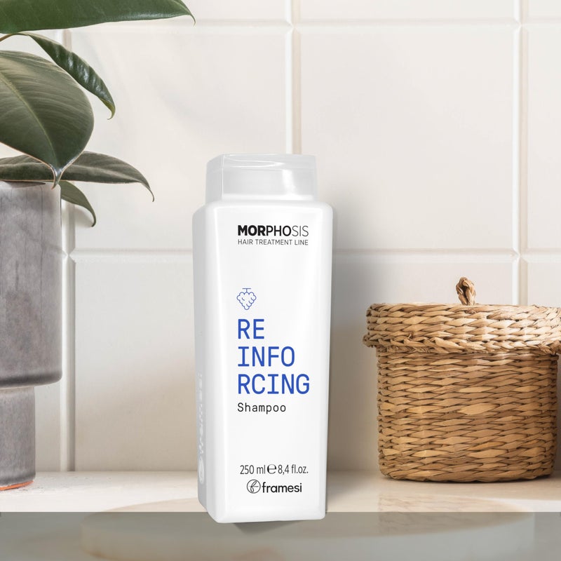 Framesi Morphosis Reinforcing Shampoo 8.4 fl oz, Volumizing Shampoo for Oily Scalps - Image 2