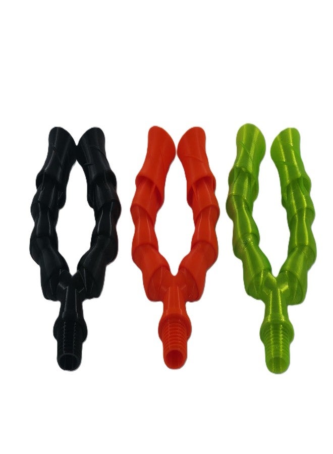 3DReeF Dual Random Flow Generator Kit Compatible with Fluval Flex 32.5, 1/2in RFG Nozzles, Reef Safe PETG, Includes Loc-Line and Y Fitting (Neon Green) - Image 5