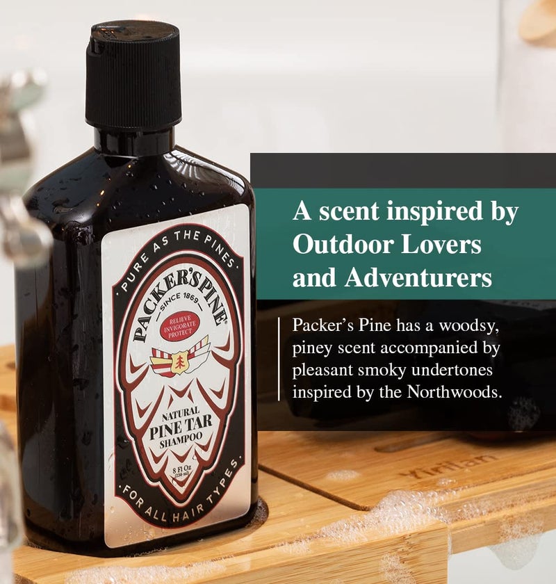 Packer's Pine Tar Shampoo | USA Made With All Natural Active Ingredients | Shampoo for Dry and Itchy Scalp | Paraben and Sulfate Free (Pack of 1) - Image 5