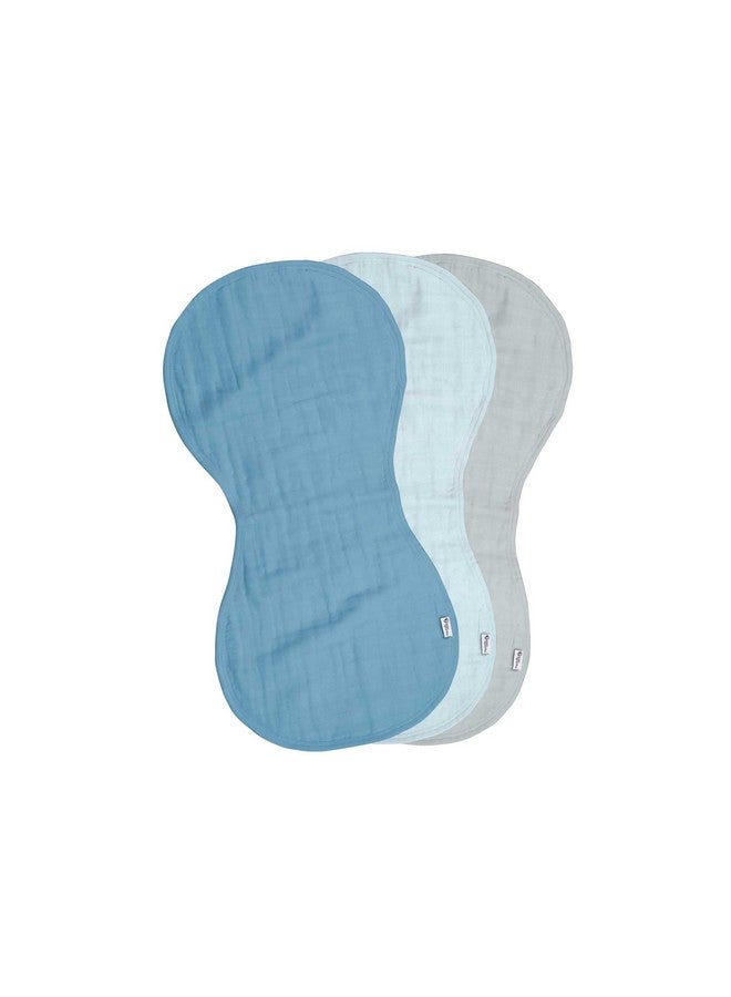 Green Sprouts Organic Cotton Muslin Burp Cloths, Adult Use Only, Hypoallergenic, Standard 100 by Oeko-TEX® Certified, Tested for Hormones, Large - Image 1