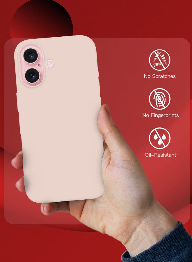 CATANES (for iPhone 16) 2 Pack Case and Screen Protector, Slim Silicone Case, Full Covered Anti Scratch Shockproof Protective Cover - Image 4