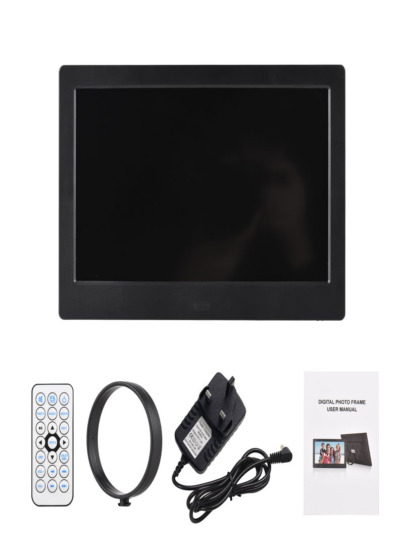 10.1 Inch Digital Photo Frame Desktop Electronic Album IPS Screen Photo/ Video/ Music/ Clock/ Calendar Functions with Backside Stand Remote Control  - Image 3