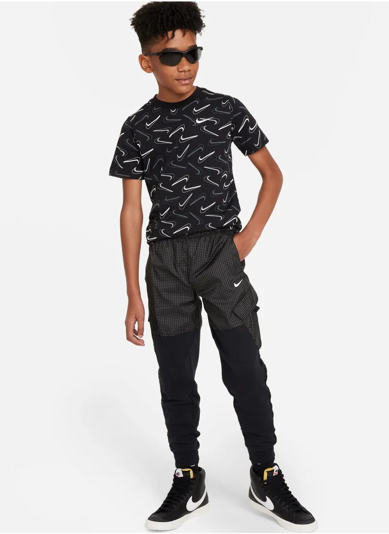 Nike Youth Nsw Swoosh Aop T-Shirt