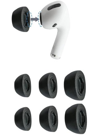 Foam Ear Tips For Airpods Pro Generation 1 & 2 Ultimate Comfort Unshakeable Fit 3 Pairs Assorted Sizes SML - pzsku/Z895D2EE74D55572DA939Z/45/_/1740929238/2a04000c-a7a9-4261-b0c7-4ed41e977ce5