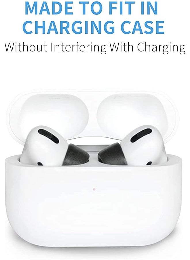 erorex - Foam Ear Tips For Airpods Pro Generation 1 & 2 Ultimate Comfort Unshakeable Fit 3 Pairs Assorted Sizes SML - Image 1