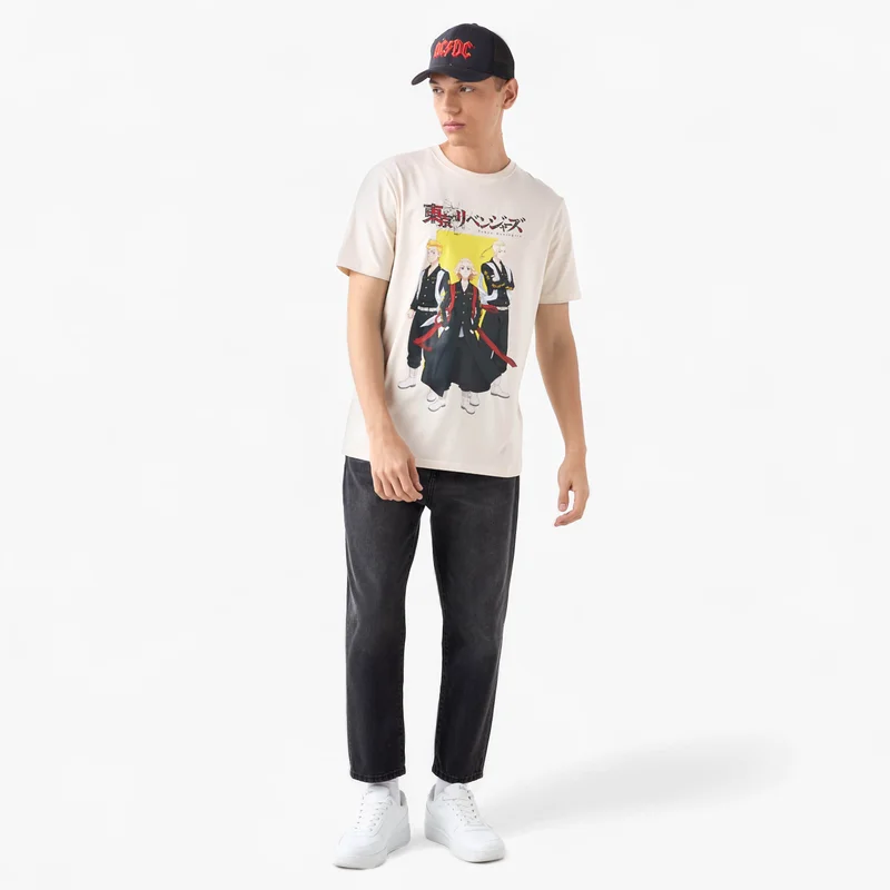 SP Characters Tokyo Revengers Print Crew Neck T-shirt