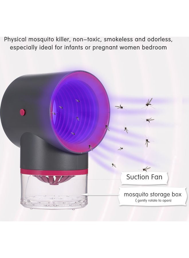 NIBEMINENT Mosquito Killer Lamp photocatalytic Led Light Grey/Red - Image 2